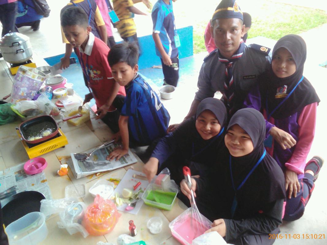 Perkhemahan Agung unit beruniform sk telkong