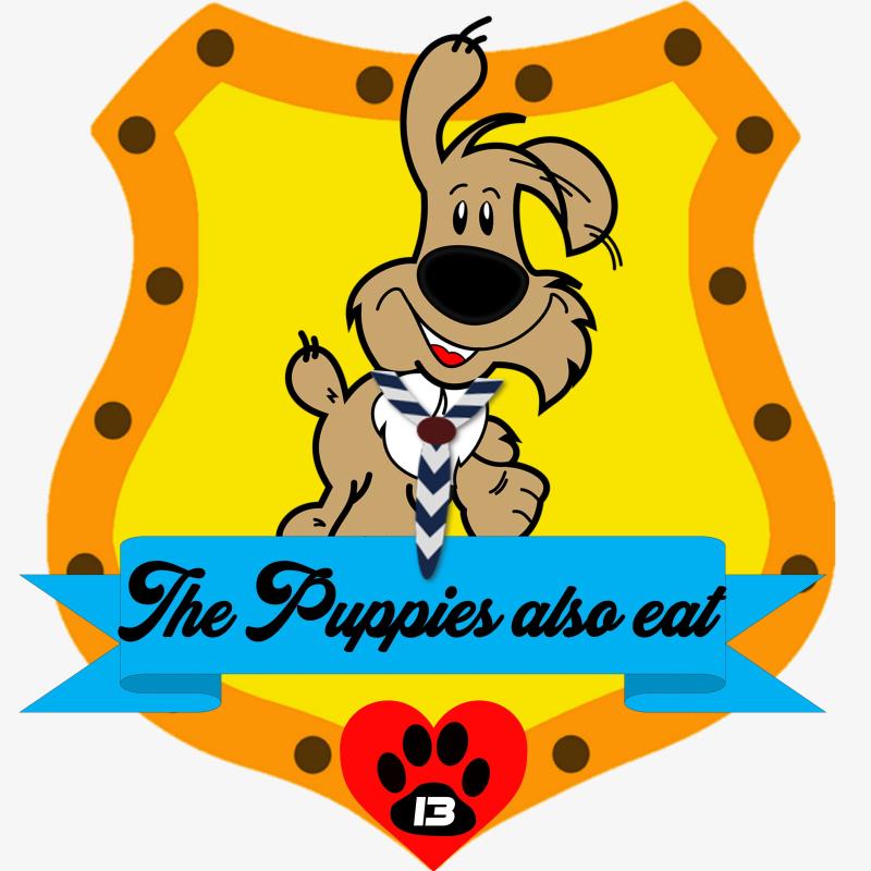 The Puppies also eat