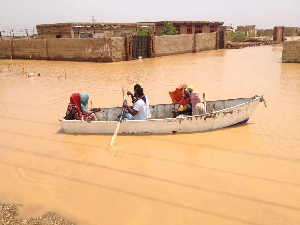 Helping the people damaged by the rains and floods in Sudan