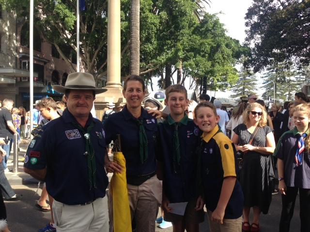 ANZAC Day March at the Manly Corso