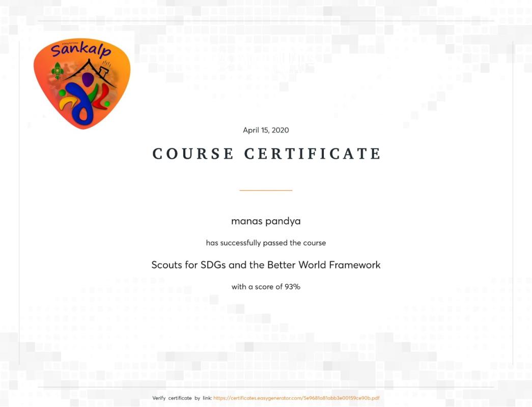 Project Sankalp - Digital Scouting Guiding - E-Learning