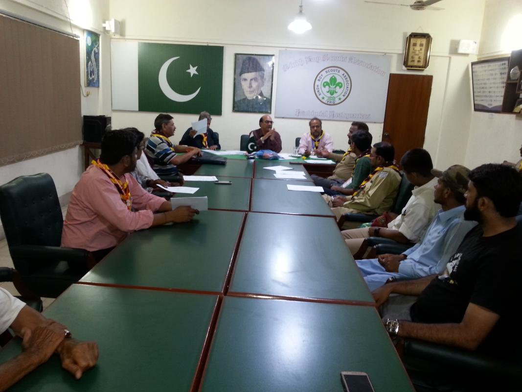 SINDH GAMES SCOUT VOLUNTEERS MEETING