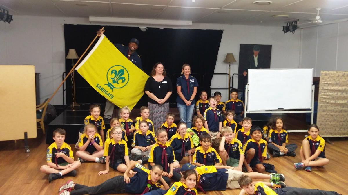Sandgate Scout Group Joint Joey - Cub Scouts Pack SANDBAG Messengers of Peace Project