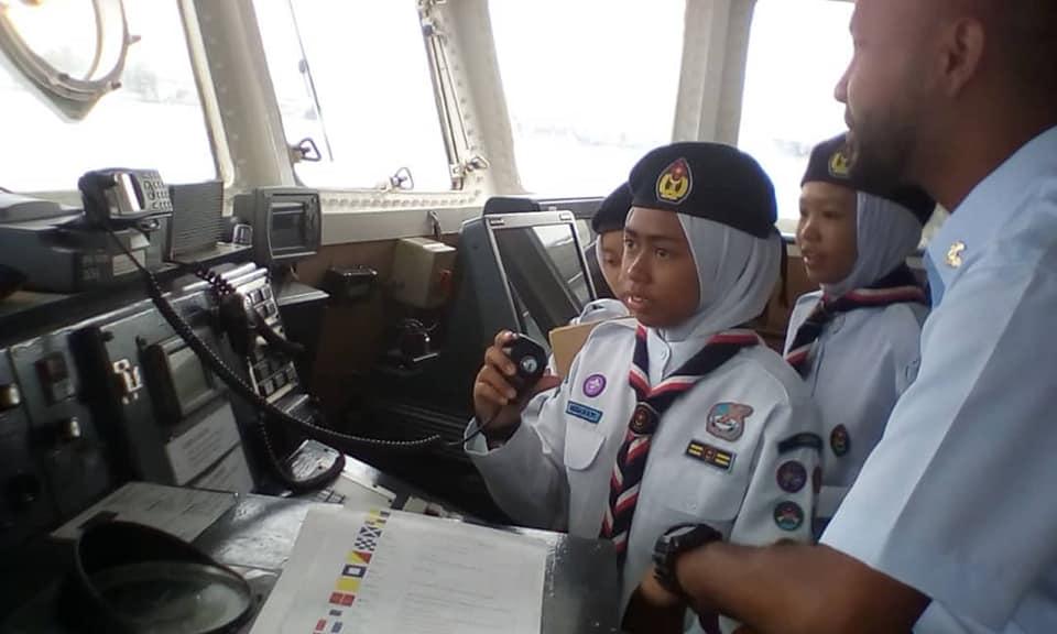 APMM Kongsi Ilmu Maritim kepada Pengakap Laut Labuan