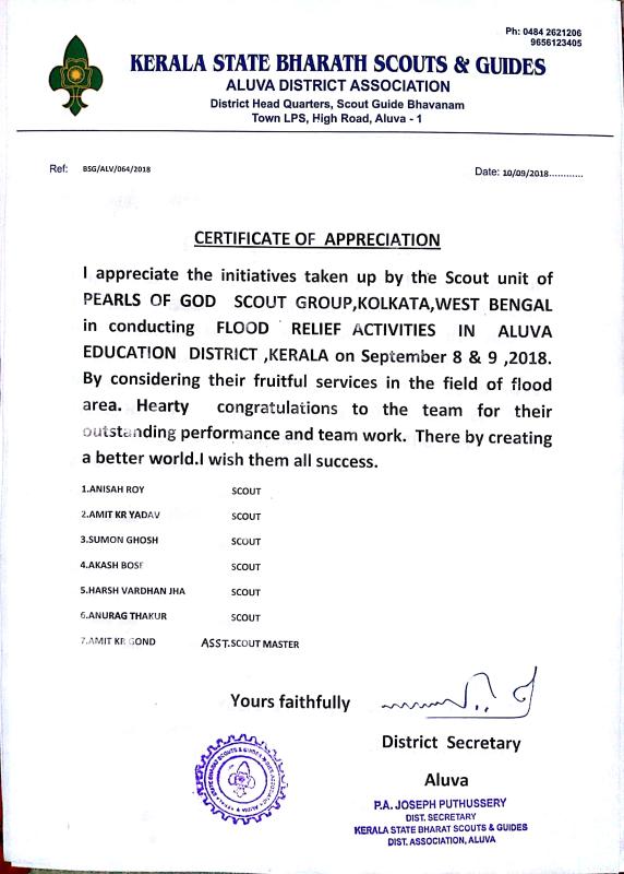 Flood relief service in kerala