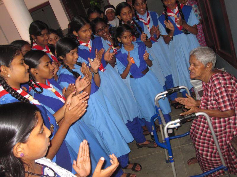 A visit to Old age home
