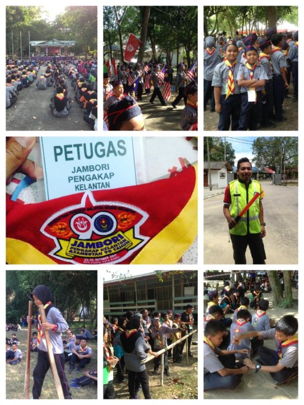 Volunteering on Historic Celebration (90th Kelantan's Scout Anniversary)