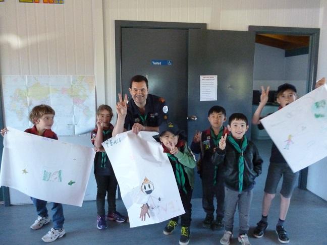 Joeys and Cubs in Canberra learn about Messengers of Peace