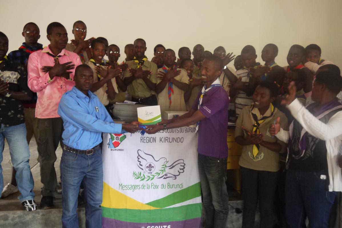 Formation sur Messagers de la Paix, dans la Région Scoute KIRUNDO/BURUNDI