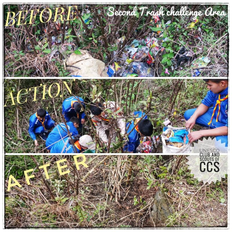 Plastic band and waste awareness 