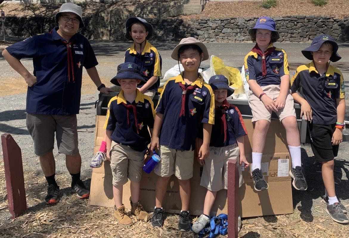 Mt Archer Cub Scouts Messengers of Peace Project