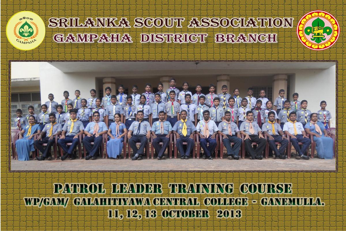 Petrol Leader Training Course - 2013 
