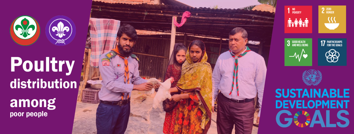 Poultry distribution among poor people