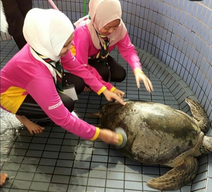 FIRST GIRL SCOUTS CAMP ORGANISED BY GIRL SCOUTS SECTION, BRUNEI DARUSSALAM SCOUTS ASSOCIATION 