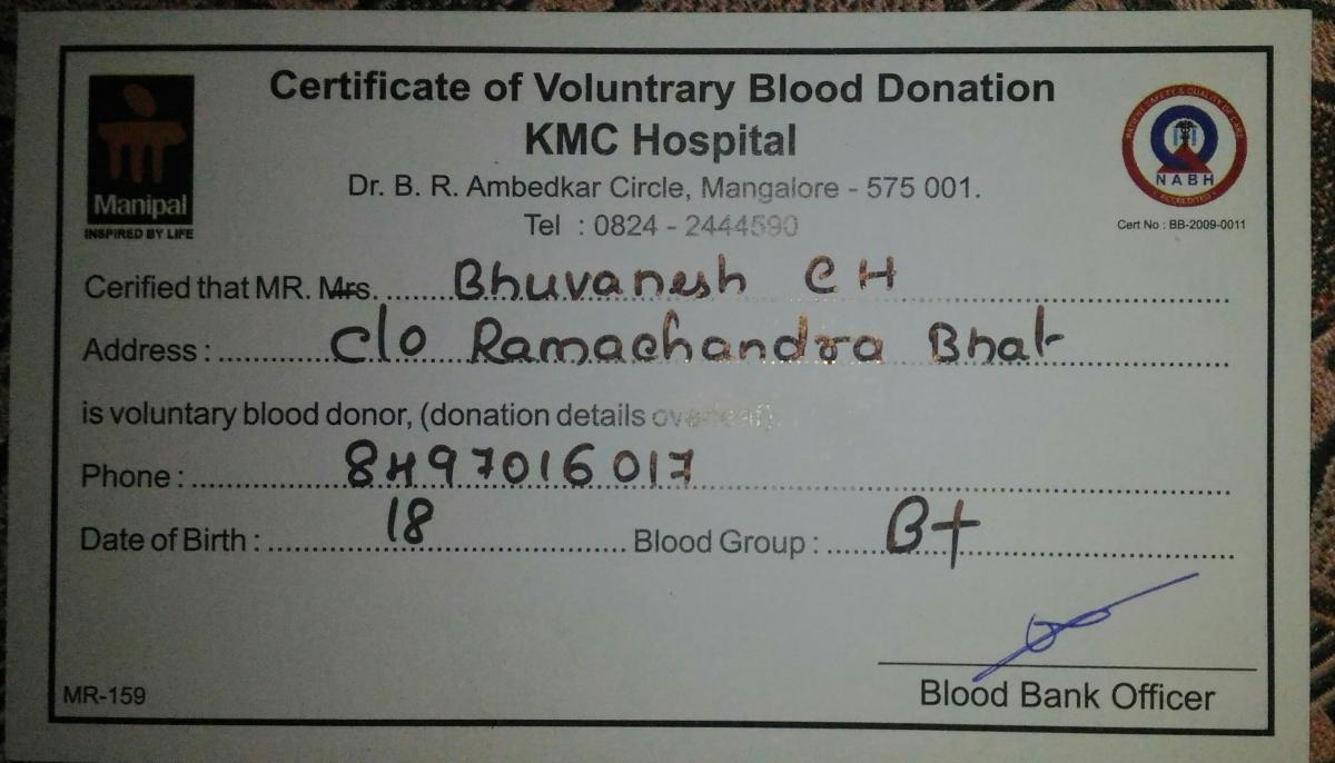 Blood Donation