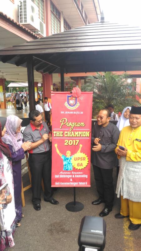 PELANCARAN PROGRAM "THE CHAMPION" SK JERAM BATU 20 BERSAMA BH