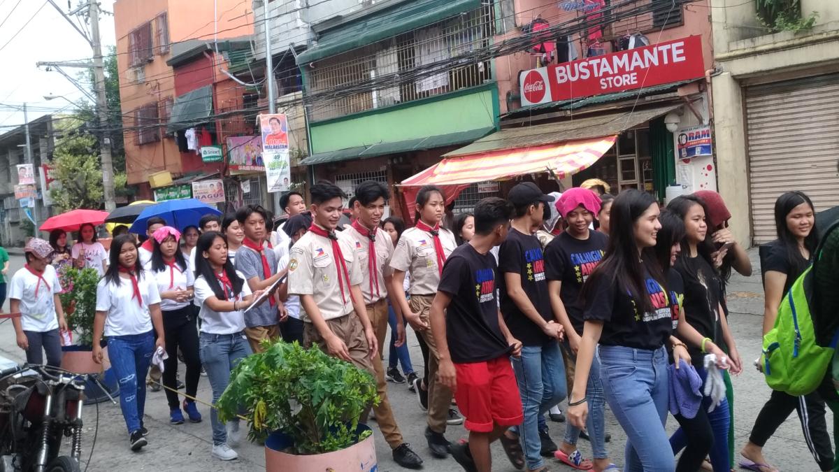 Day 1 SWA Entry of Caloocan High School Senior Scouts