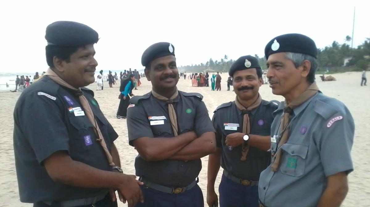 State Level Pre Rashtrapati Camp 2013 at Payyambalam, Kannur