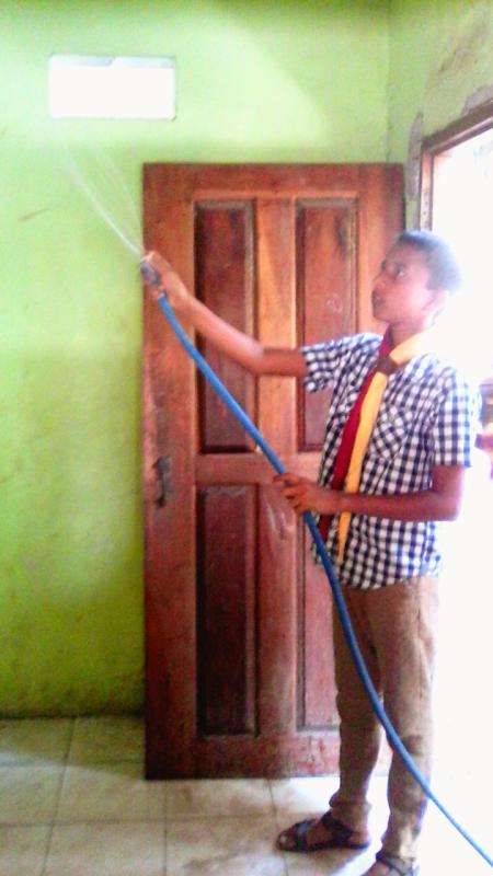 Repaired scout room at wijayaba college, SRI LANKA