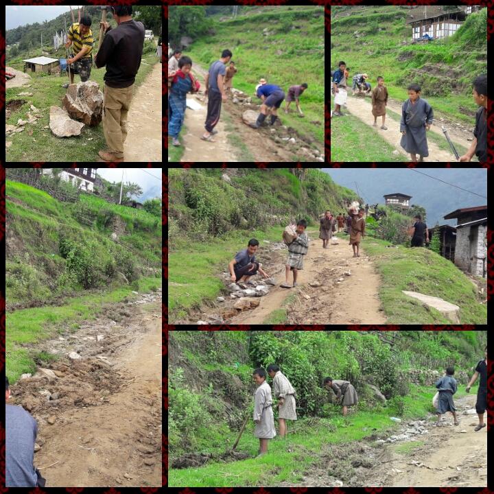 COMMUNITY SERVICE/ maintenace of farm road  