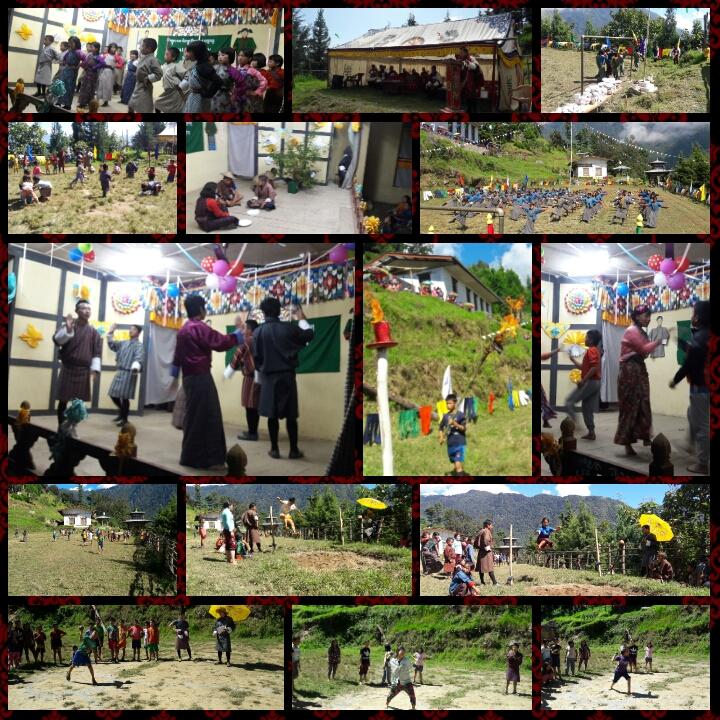 cub scout took part in Annual sport day and variety show at Tsangphuchen primary school.