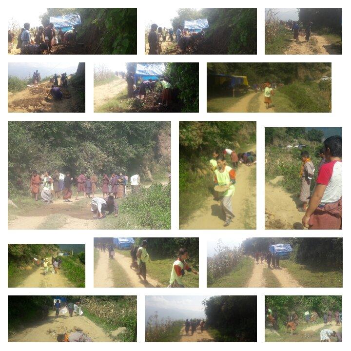 social work to maintain farm road