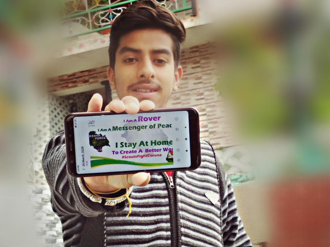 Fight against Covid-19 started from himself