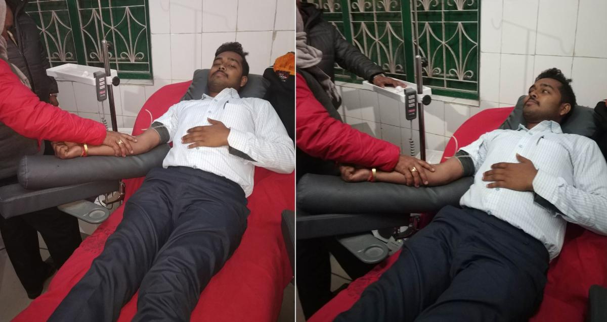 स्वैच्छिक रक्तदान