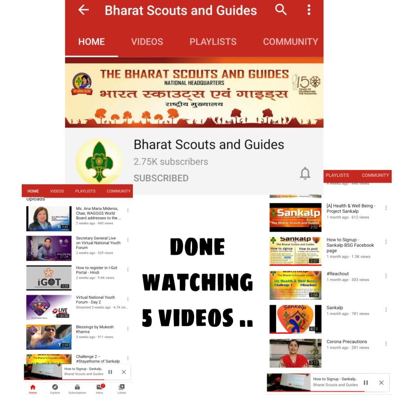 #YouTube Channel of BSG || Project Sankalp - To Create a Better Tomorrow