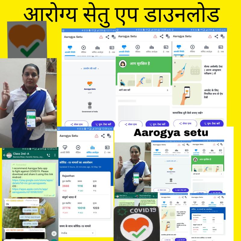 project sankalp group D challenge 6 #aarogya setu app