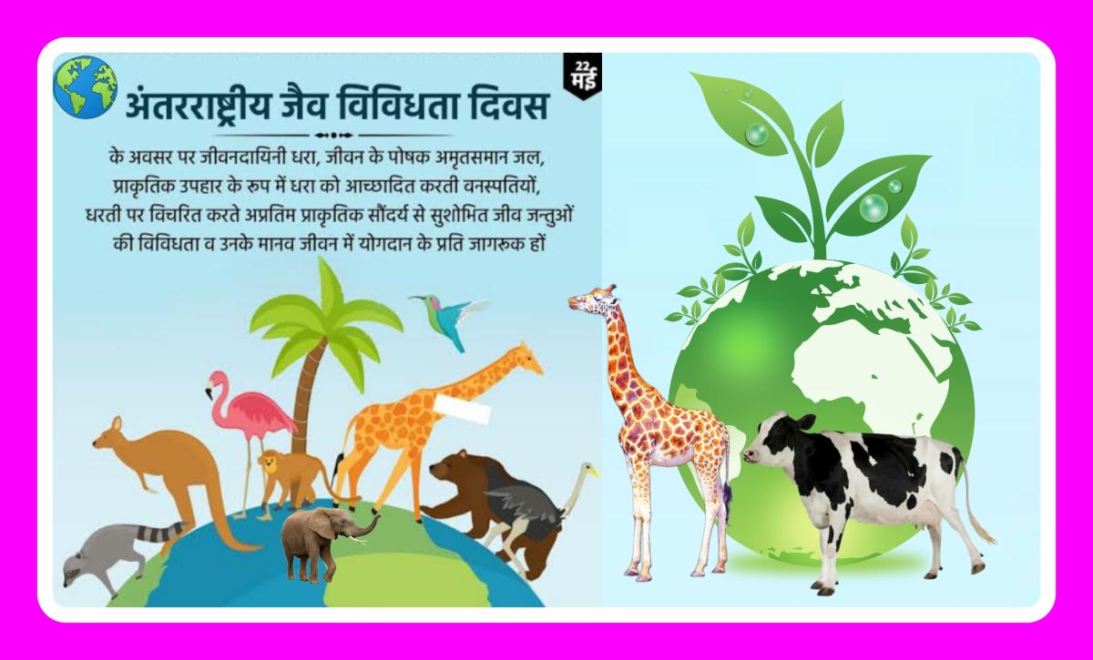 हमने अब यह ठाना है, जीवों को बचाना है। ( अंतर्राष्ट्रीय जैव विविधता दिवस 22/05/2121 ) 