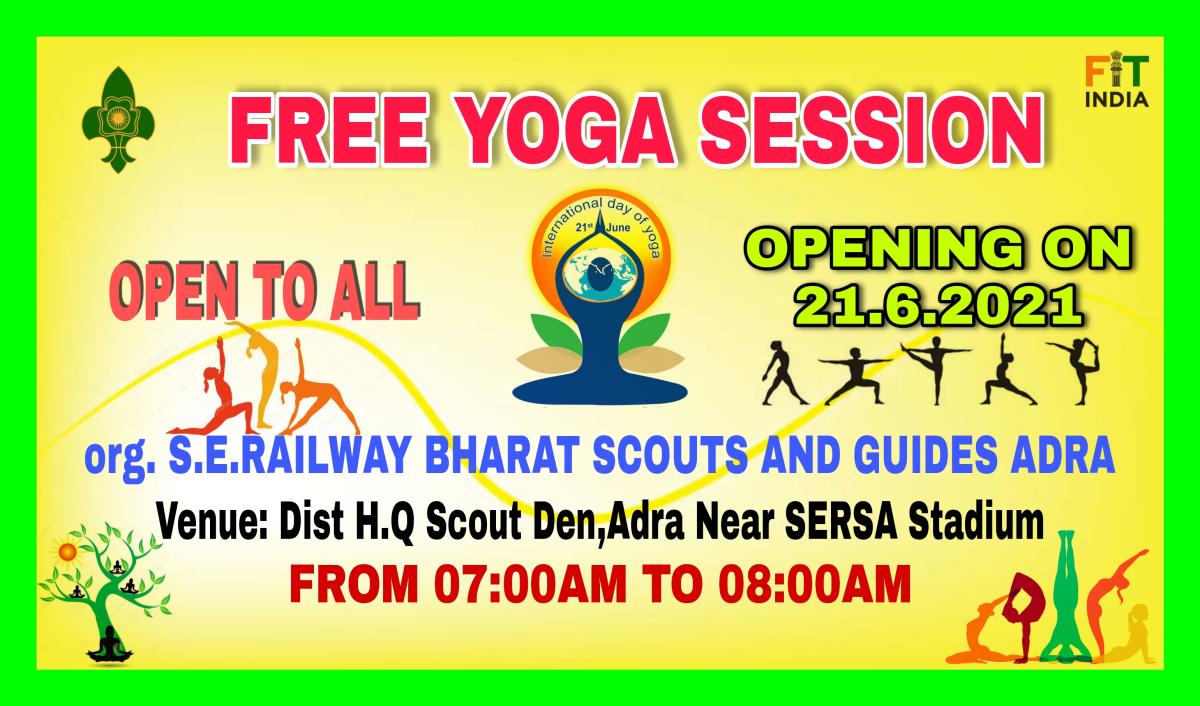 S.E.RLY BSG ADRA OBSERVED 7th INTERNATIONAL DAY OF YOGA ON 21st JUNE 2021
