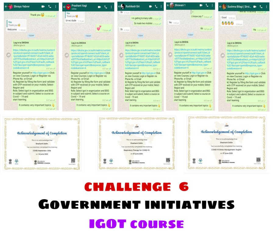 Udaan Project || Challenge 6 || Government Initiatives