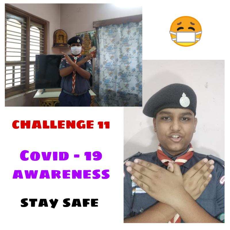 Project Udaan || Challenge 11 || Covid 19 Awareness 
