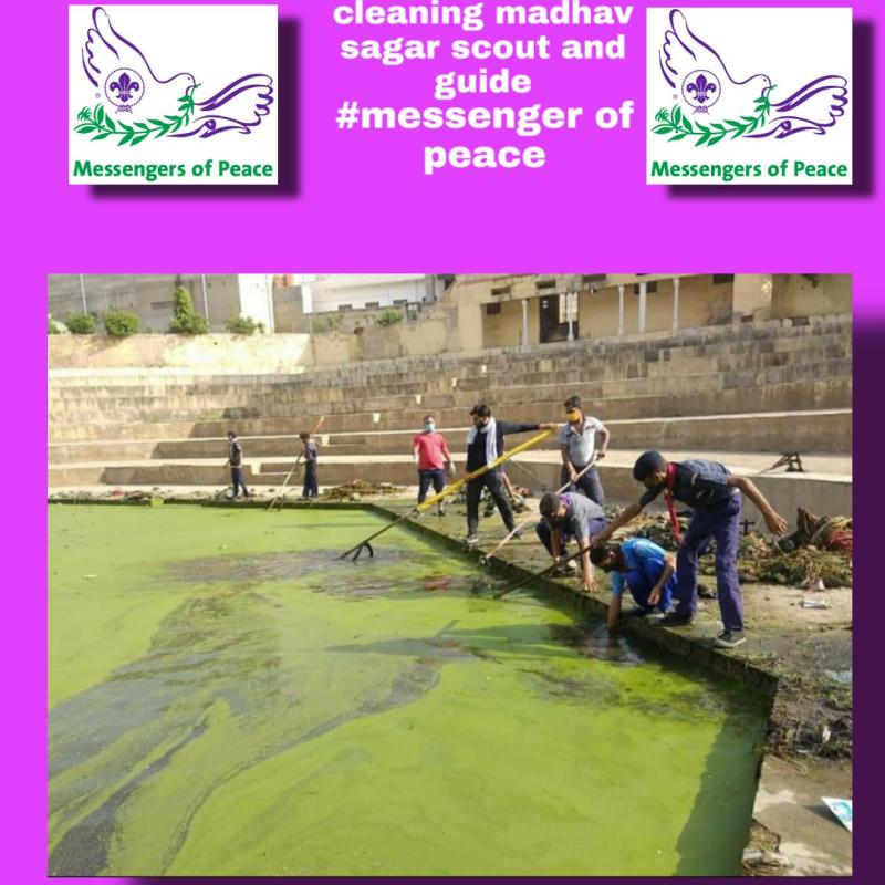#messengerofpeace #mop cleaning madhav sagar,sikar