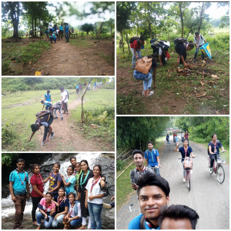 Cycle Hike and Cleanliness Drive