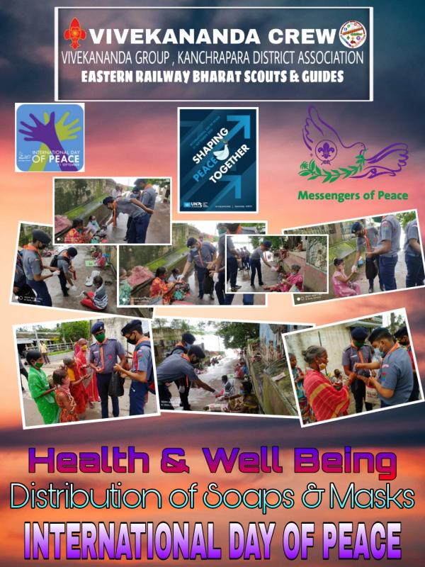 SOAPS & MASKS DISTRIBUTION TO THE NEEDY PEOPLE