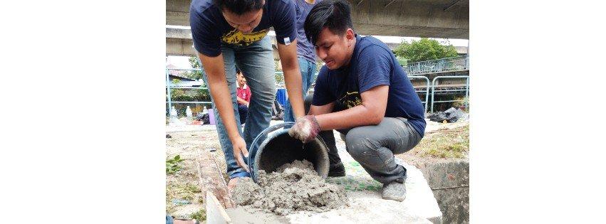 SW Voluntary Service: WalkSide by Rovs Project - Our sidewalk project has started! (Part 4)