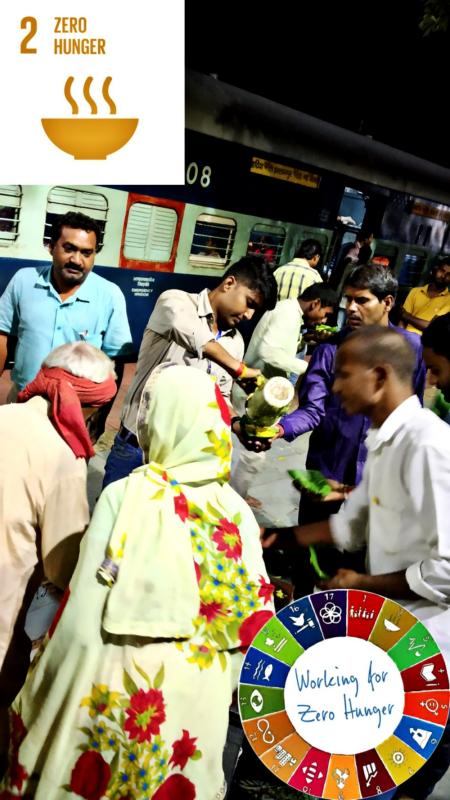 SDGs- 2 (ZERO HUNGER) @E.C.RLY GOMOH STATION