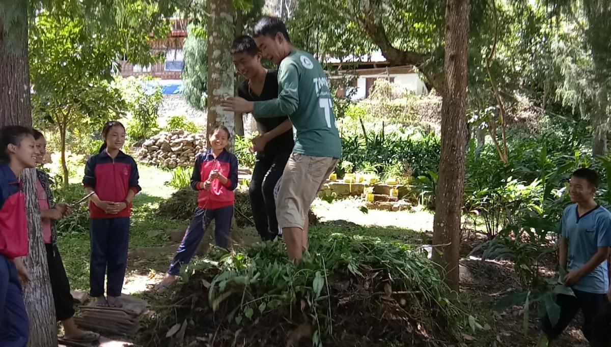 Compost Manure Heap at Yebilaptsa CS