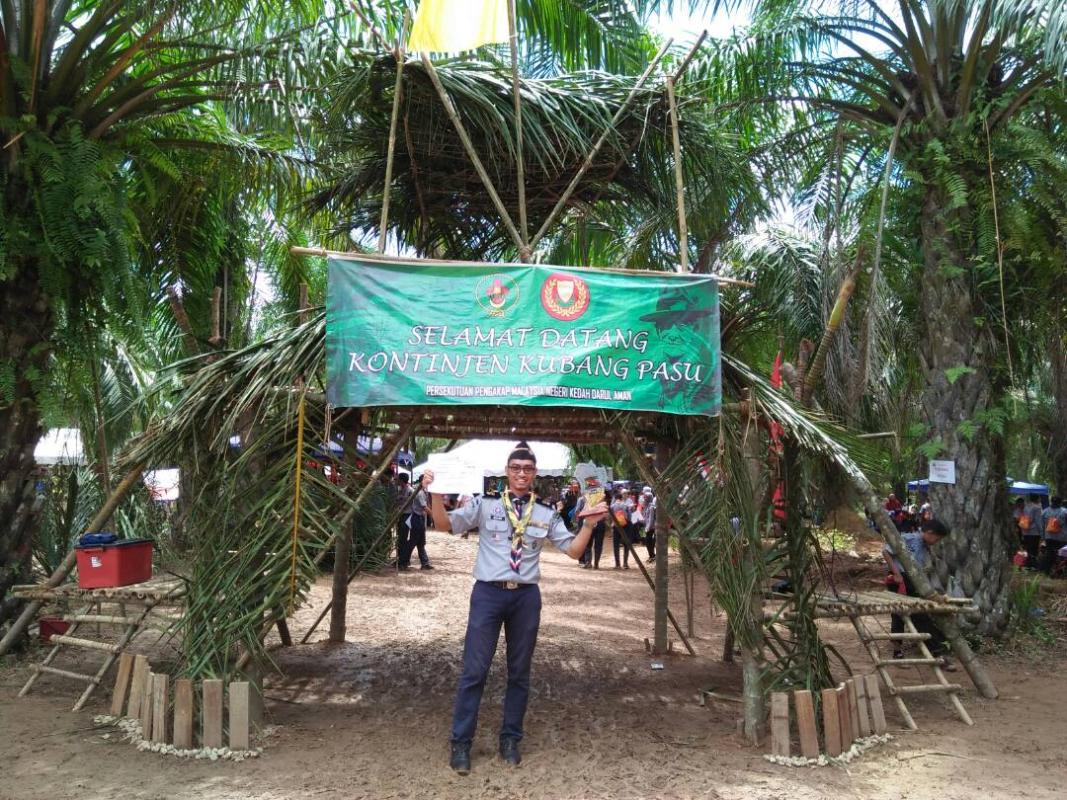 Pintu Gerbang Kontinjen Kubang Pasu (Jambori Kedah kali Ke-5 & Persaudaraan Antarabangsa)