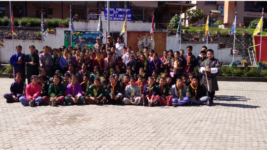Plantation for Green Bhutan