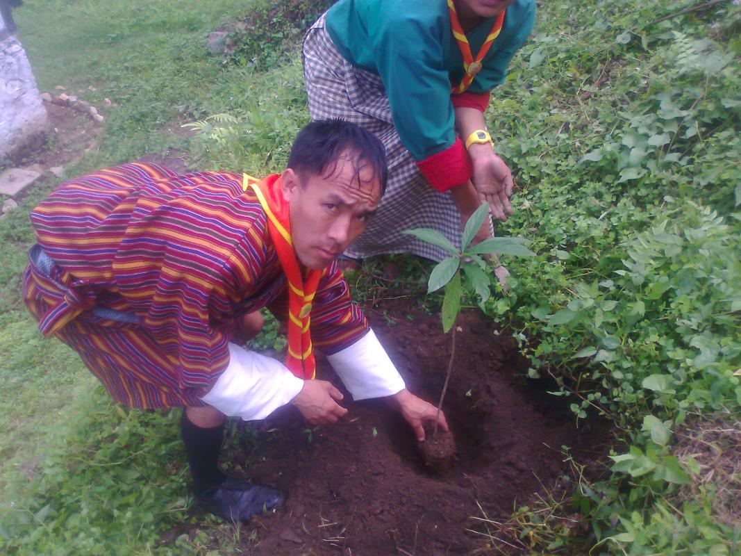 Social Forestry Day, Bhutan Scout Association