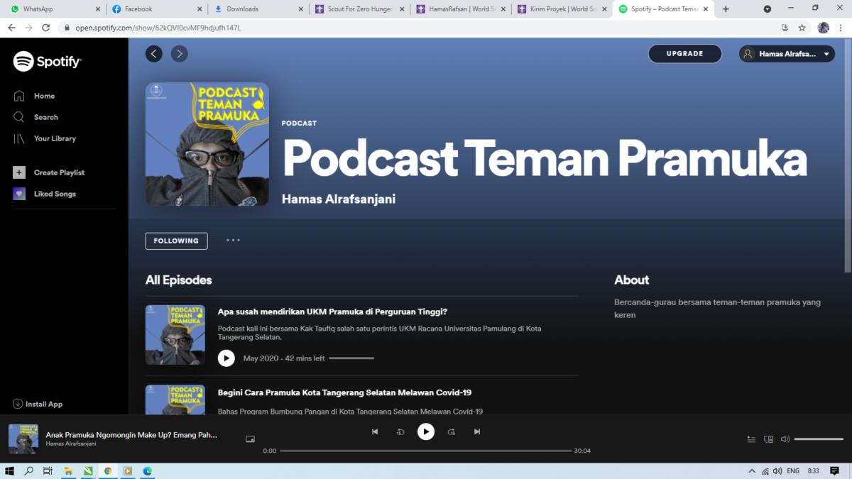 Podcast Teman Pramuka