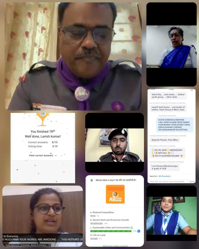 Webinar on SDG's Day 3rd