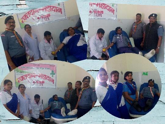 blood Donation camp on WTD 17
