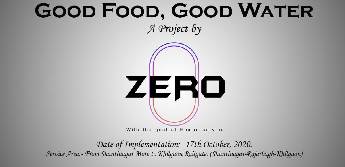 "Good food, good water", A project by some scout