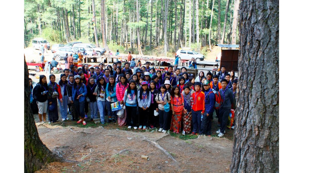 cleaning campaign along the way to Tiger Nest