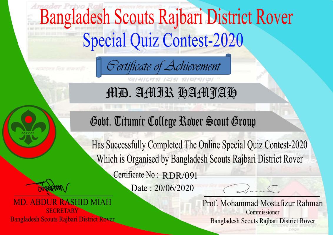 Online Quiz Contest-2020