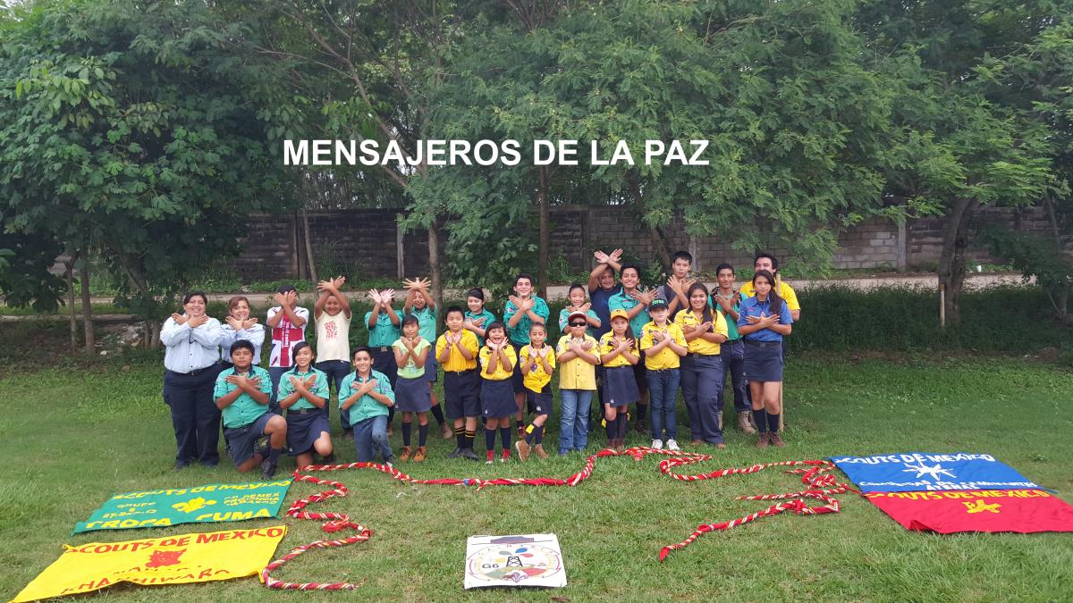 Reto 0 Realiza el logotipo de Mensajeros de la paz de la manera más original posible
